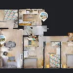 85 m2 lumineux 4 chambres